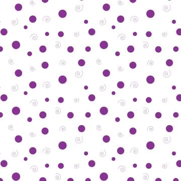 Seamless  background with  circles. bubble seamless pattern vector polka dot Illustrazione stock