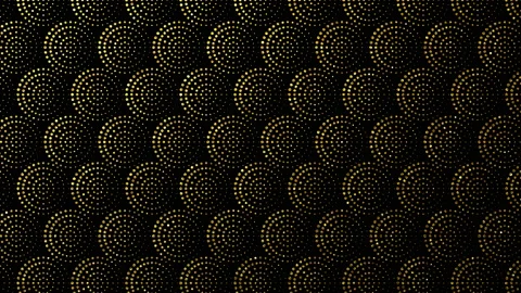 Seamless background with circles, dots geometric pattern. Looped 4K motion Stock Footage 107052588