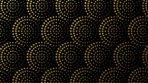 Seamless background with circles, dots geometric pattern. Stock Footage 107068912