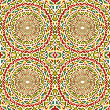 Seamless background with circular design Stock Illustration