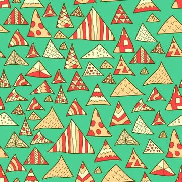 Seamless background, colorful hipster pattern Stock Illustration