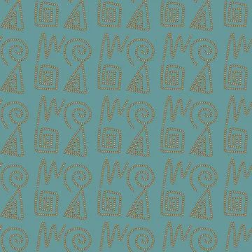 Seamless background with dotted line Stock Illustration