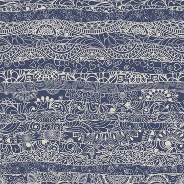 Seamless background  Eastern style Stock Illustration