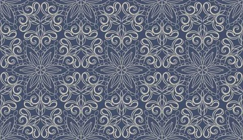 Seamless background  Eastern style Stock Illustration