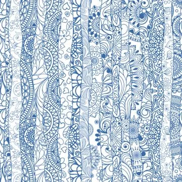 Seamless background  Eastern style Stock Illustration