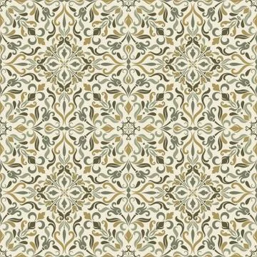 Seamless background  Eastern style Stock Illustration