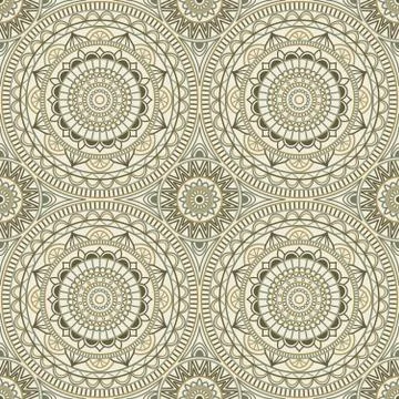 Seamless background  Eastern style Stock Illustration