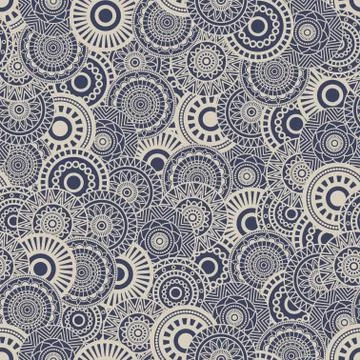 Seamless background  Eastern style Stock Illustration