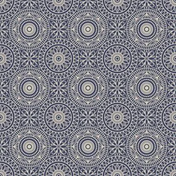 Seamless background  Eastern style Stock Illustration