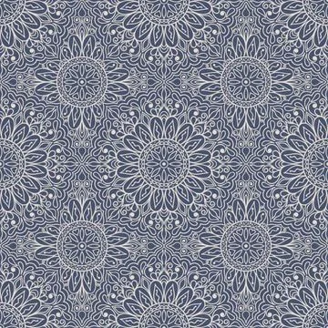 Seamless background  Eastern style Stock Illustration