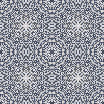 Seamless background  Eastern style Stock Illustration