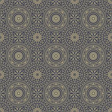 Seamless background  Eastern style Stock Illustration