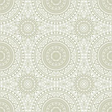 Seamless background  Eastern style Stock Illustration