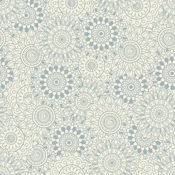 Seamless background  Eastern style Stock Illustration