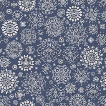 Seamless background  Eastern style Stock Illustration