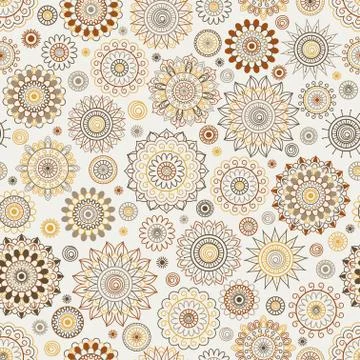 Seamless background  Eastern style pattern Stock Illustration