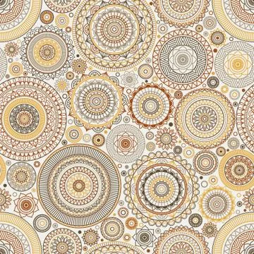 Seamless background  Eastern style pattern Stock Illustration