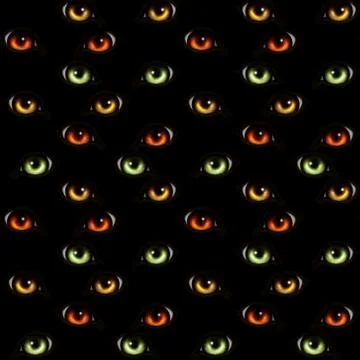 Seamless background with eyes of animals Stock Illustration