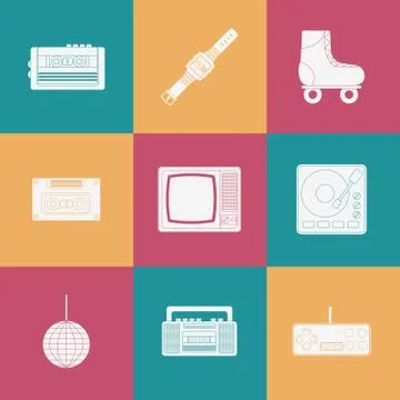 Seamless background on factory theme イラスト素材