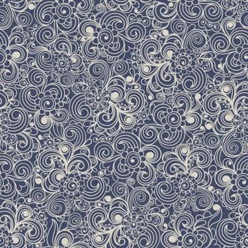 Seamless background with floral patterns Stock Illustration