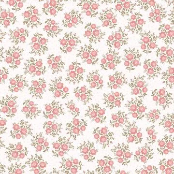 Seamless background with floral patterns Stock Illustration