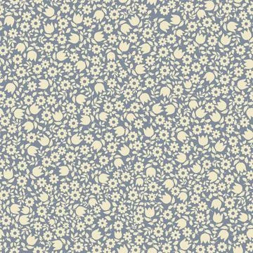 Seamless background with floral patterns Stock Illustration