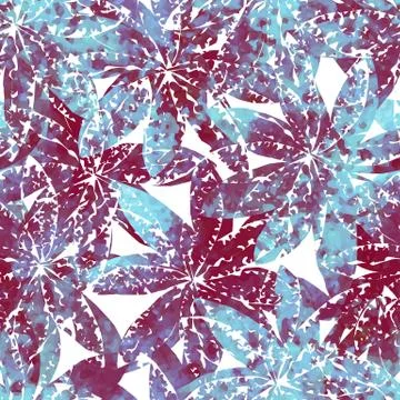 Seamless background with flowers Stock Illustration