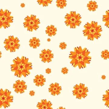 Seamless background with flowers Stock Illustration