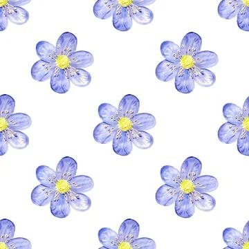Seamless background with flowers Stock Illustration
