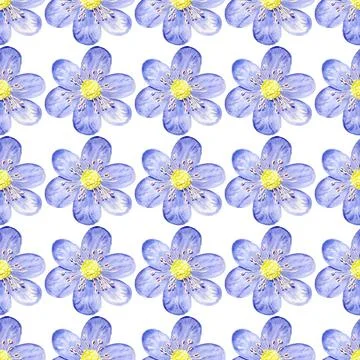 Seamless background with flowers Stock Illustration