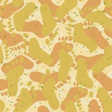 Seamless background, footprints Stock Illustration