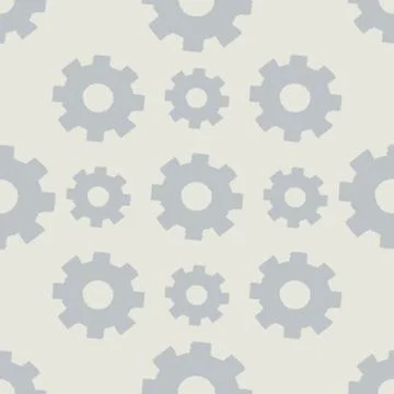 Seamless background with gears. Stockillustratie