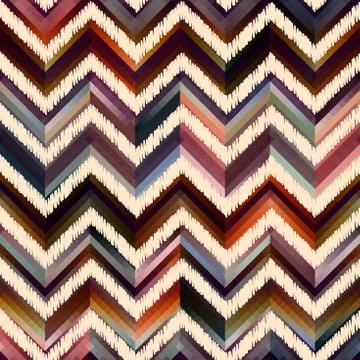 Seamless background. Geometric abstract diagonal pattern in low poly pixel ar Stock Illustration