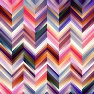 Seamless background. Geometric abstract diagonal pattern in low poly pixel ar Illustrazione stock