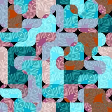 Seamless background. Geometric abstract diagonal vector pattern. Stock Illustration