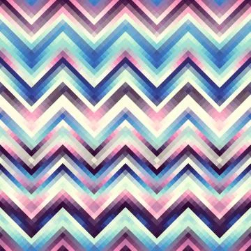 Seamless background. Geometric abstract diagonal pattern in low poly pixel ar Stock Illustration