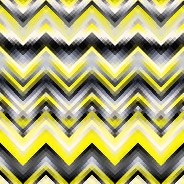 Seamless background. Geometric abstract diagonal pattern in low poly pixel ar Stock Illustration