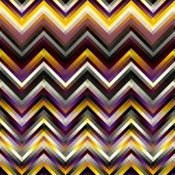 Seamless background. Geometric abstract diagonal pattern in low poly pixel ar Illustrazione stock