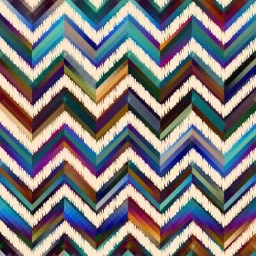 Seamless background. Geometric abstract diagonal pattern in low poly pixel ar イラスト素材