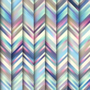 Seamless background. Geometric abstract diagonal pattern in low poly pixel ar Illustrazione stock