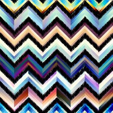 Seamless background. Geometric abstract diagonal pattern in low poly pixel ar イラスト素材