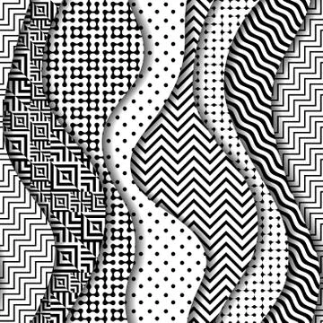 Seamless background. Geometric abstract diagonal vector pattern. Illustrazione stock