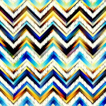 Seamless background. Geometric abstract diagonal pattern in low poly pixel ar Illustrazione stock