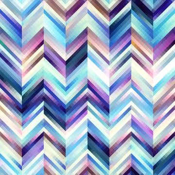 Seamless background. Geometric abstract diagonal pattern in low poly pixel ar Illustrazione stock