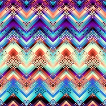 Seamless background. Geometric abstract diagonal pattern in low poly pixel ar Stock Illustration