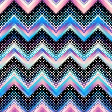 Seamless background. Geometric abstract diagonal pattern in low poly pixel ar Stock Illustration