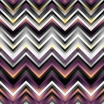 Seamless background. Geometric abstract diagonal pattern in low poly pixel ar Stock Illustration