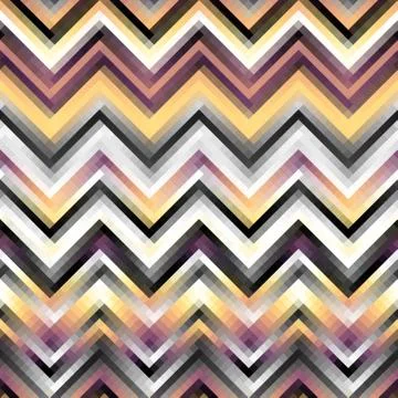 Seamless background. Geometric abstract diagonal pattern in low poly pixel ar Stock Illustration