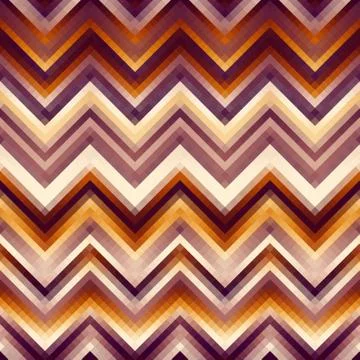 Seamless background. Geometric abstract diagonal pattern in low poly pixel ar Illustrazione stock