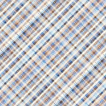 Seamless background. Geometric abstract diagonal pattern in low poly pixel ar Stock Illustration